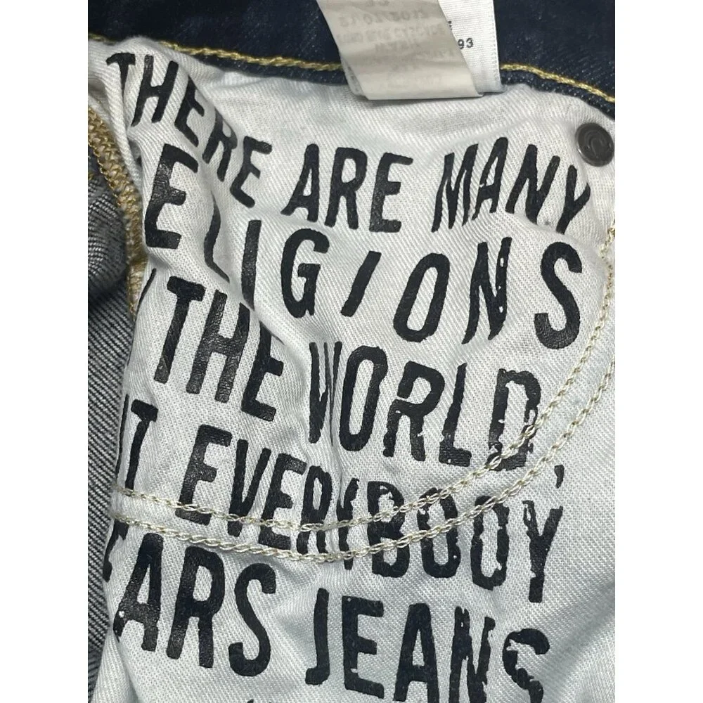 True Religion Geno Jeans Relaxed Slim Fit Stretch W32 L33 Mens